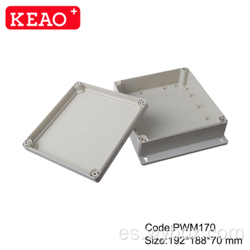 Caja electrónica Plasitc caja abs caja de plástico caja electrónica de montaje en pared caja PWM170 con tamaño 192 * 188 * 70 mm